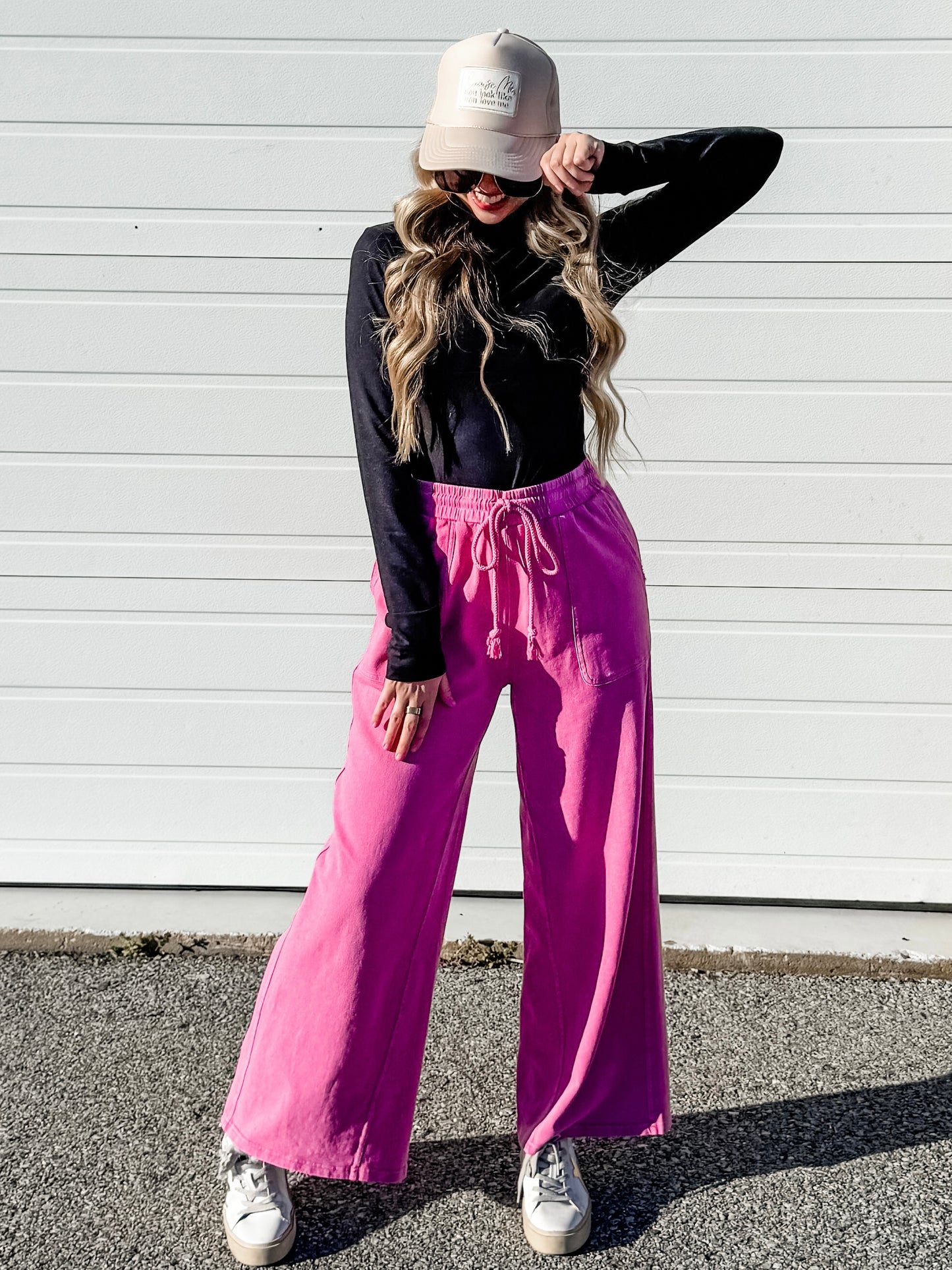 Need More Wide Leg Pants in Carnation