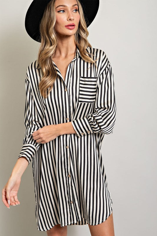 Dress in Style Striped Dress
