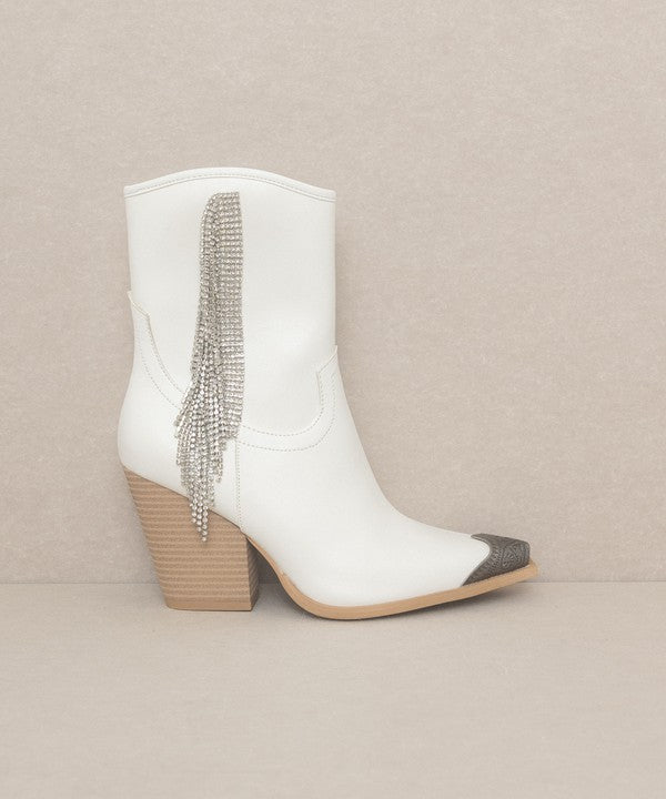 OASIS SOCIETY Kai - Rhinestone Fringe Boots