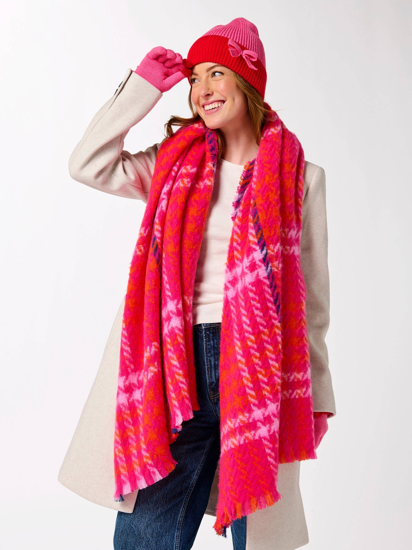 FLO SCARF,PINK