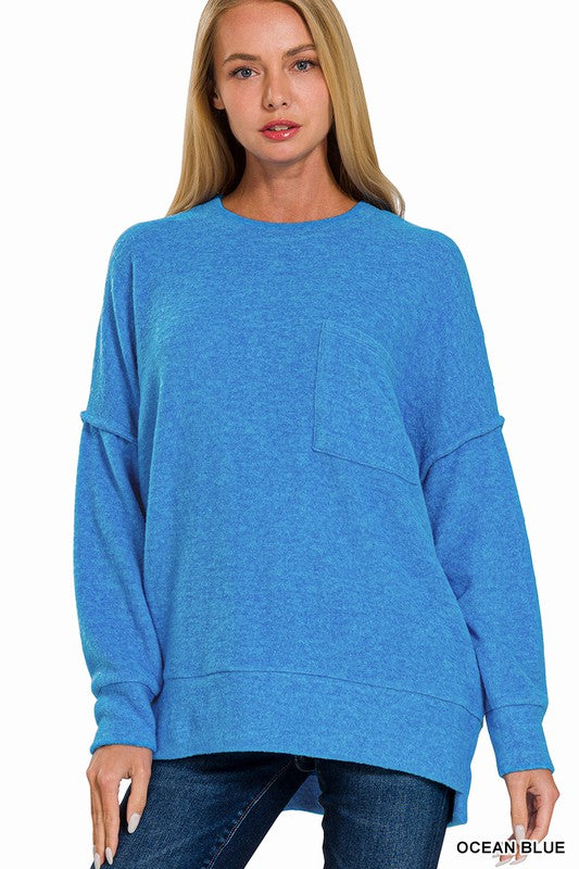 Irresistibly Soft Top in Ocean Blue