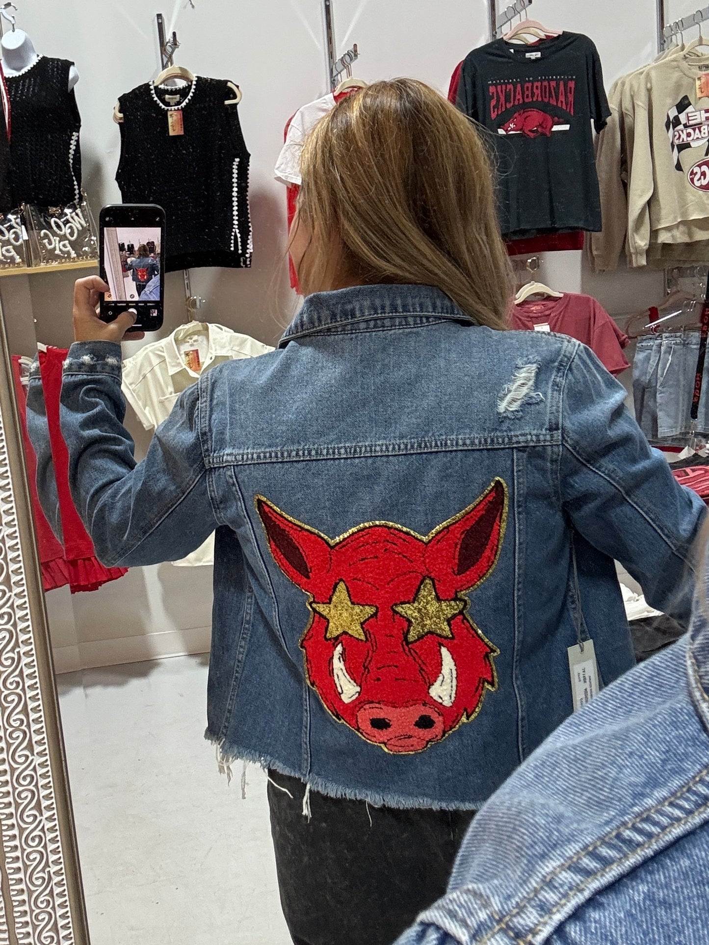 Razorback Blue Jean Jacket