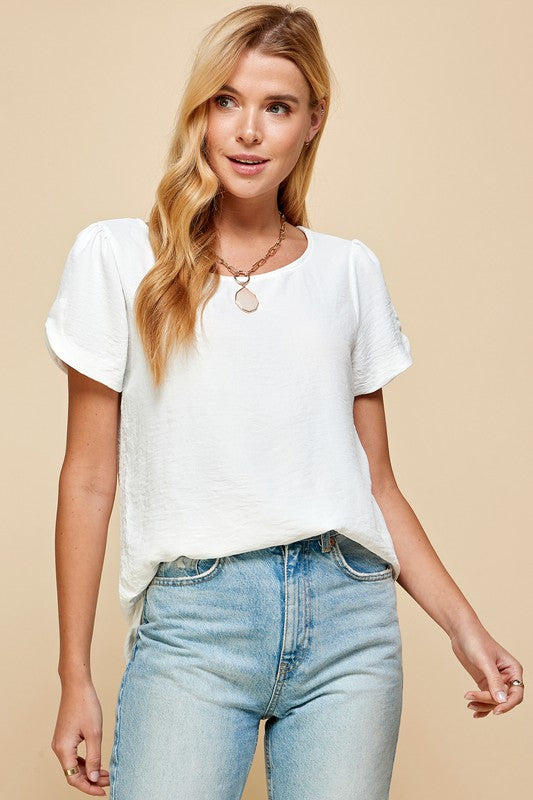 Sweet Sophistication Top in Off White