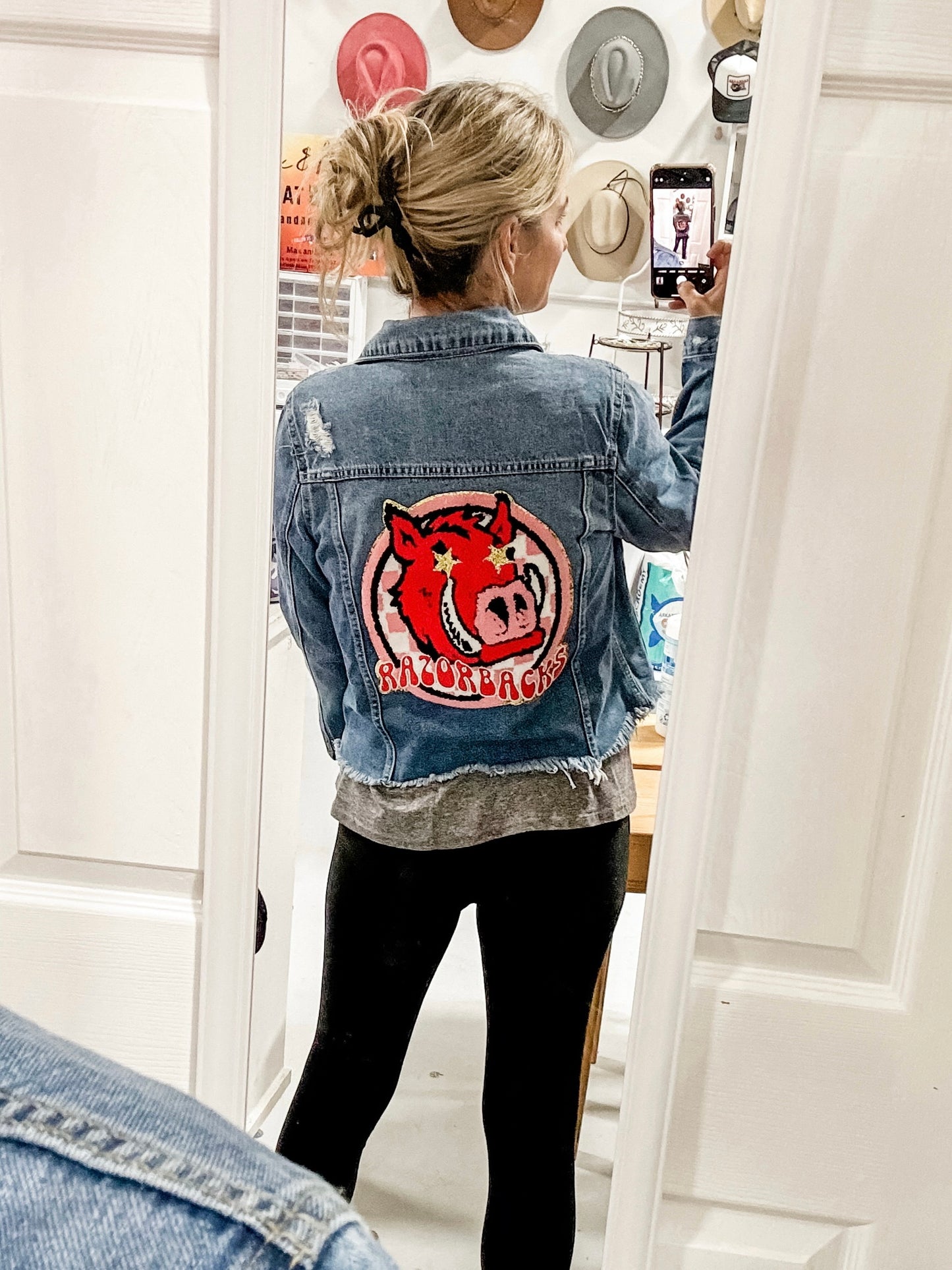 Razorback Blue Jean Jacket