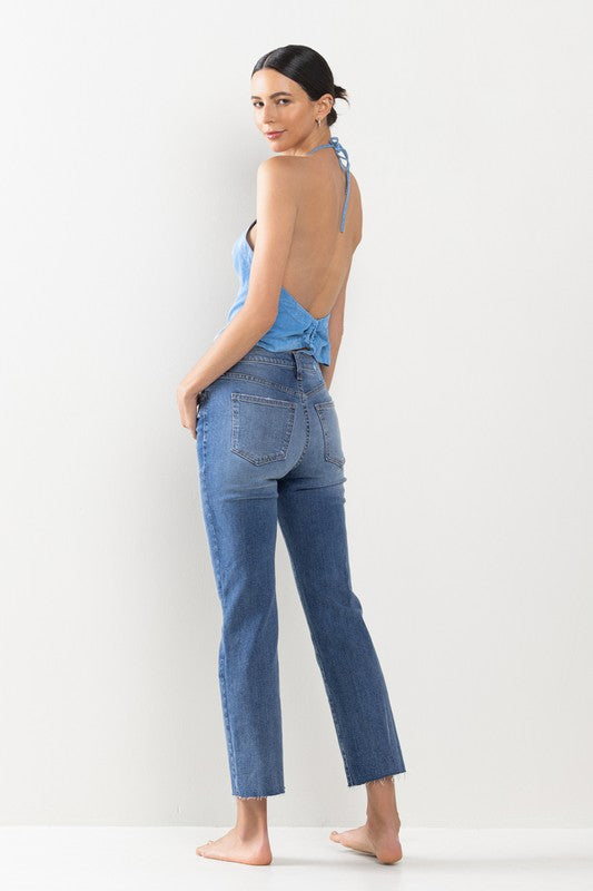 Mira Straight Leg Medium Wash Jeans
