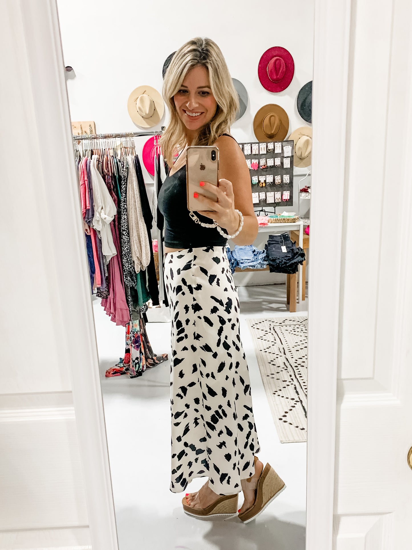 Spot On and Chic Skirt-LARGE