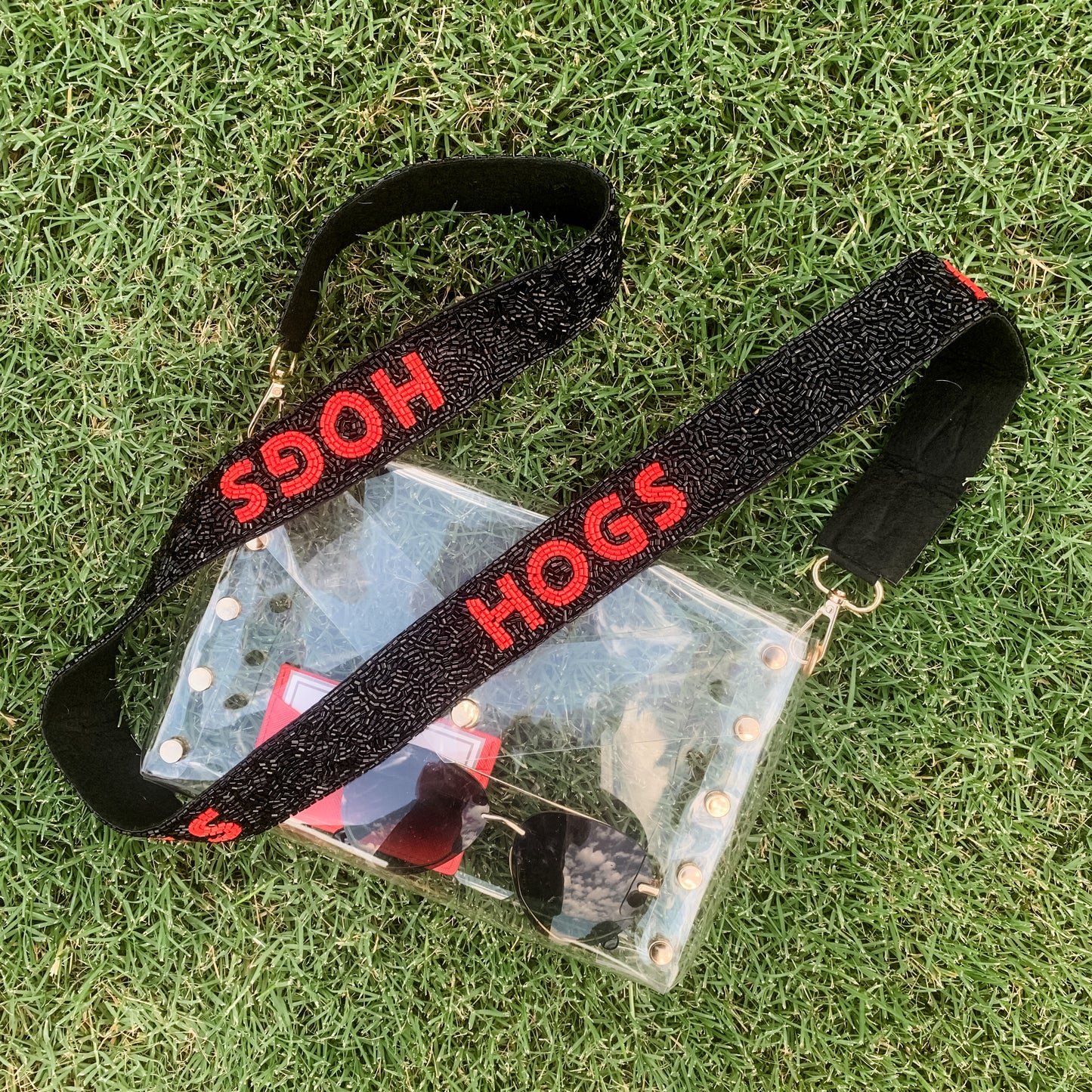 HOGS Beaded Purse Strap