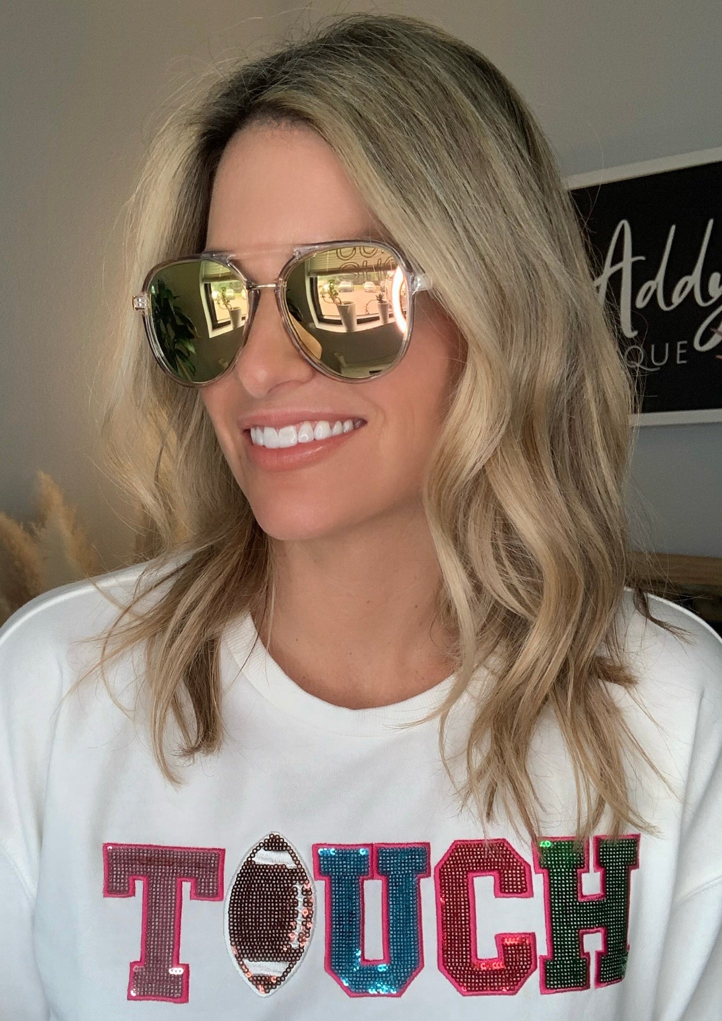 Sun Goddess Sunglasses With Rose Gold Lens