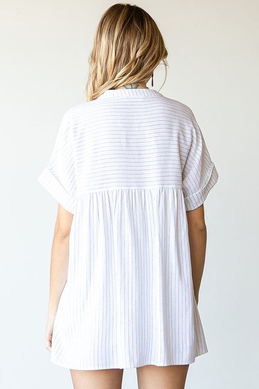 The Coastline Top in Ivory