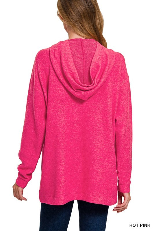 The Forever Favorite Hoodie in Hot Pink