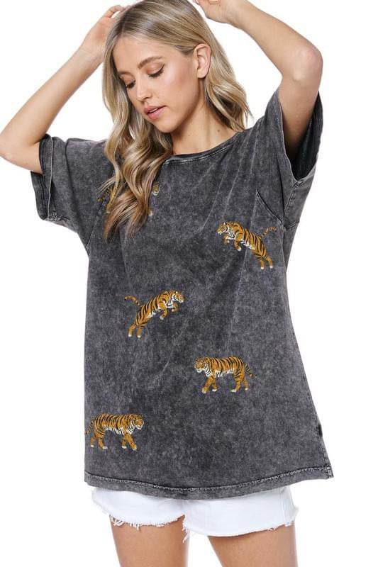 Tiger Moon Mineral Wash Tee