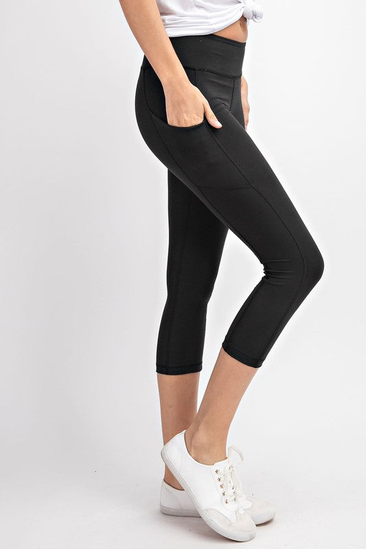 Smoky Grey Butter Soft Leggings with Pockets