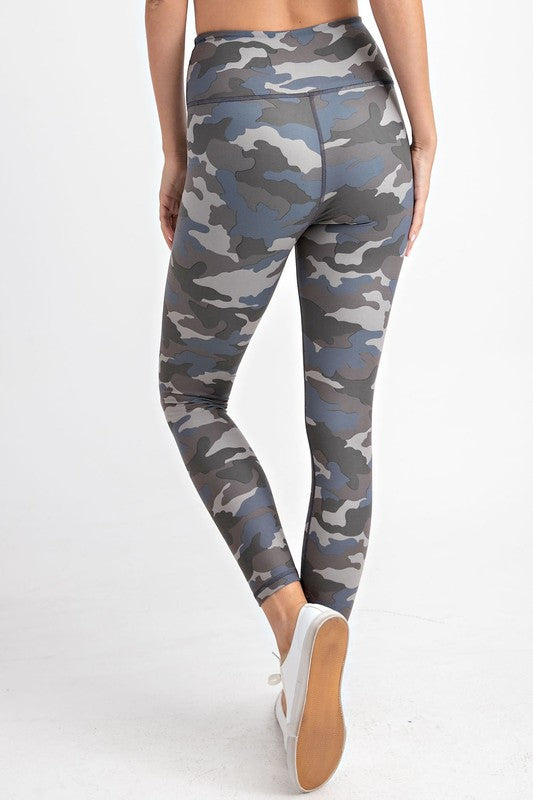 The BEST Leggings in Grey/Blue Camo
