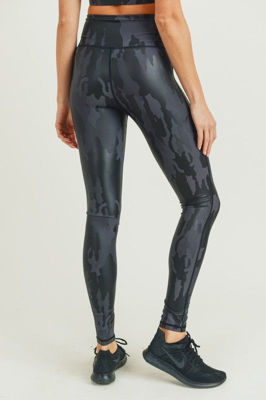 Camo Foil Leggings