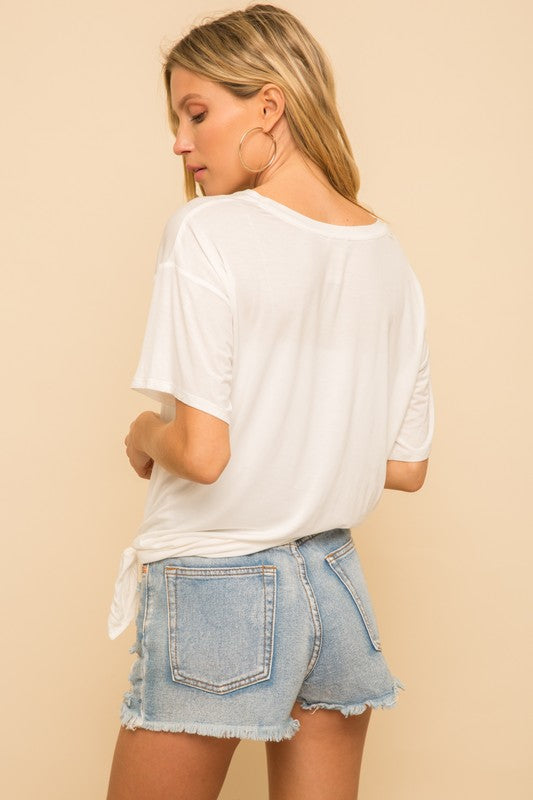 Simply White Top - LARGE