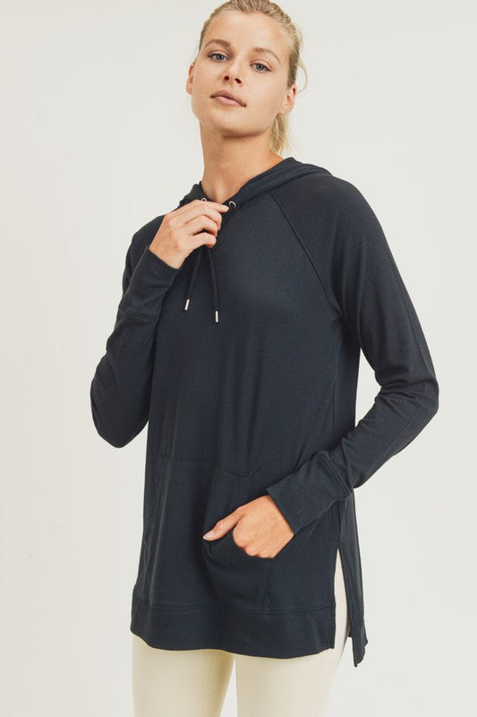 Crisp Morning Hoodie in Black-SMALL