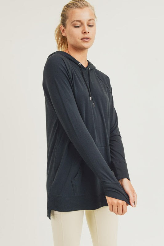 Crisp Morning Hoodie in Black-SMALL