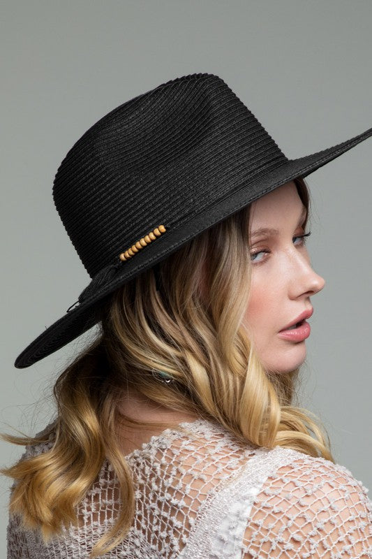 Sunny Days Wide Brim Hat in Black