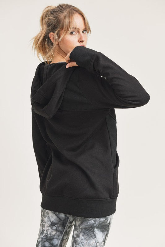 Let's Get Moving Jacket in Black-2X & 3X