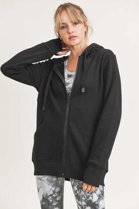 Let's Get Moving Jacket in Black-2X & 3X