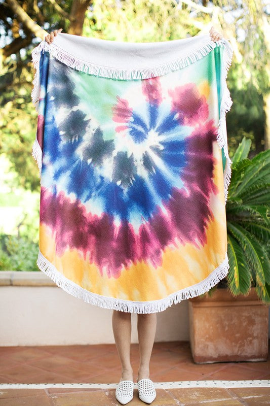 Santa Monica Beach Towel/Blanket in Multi