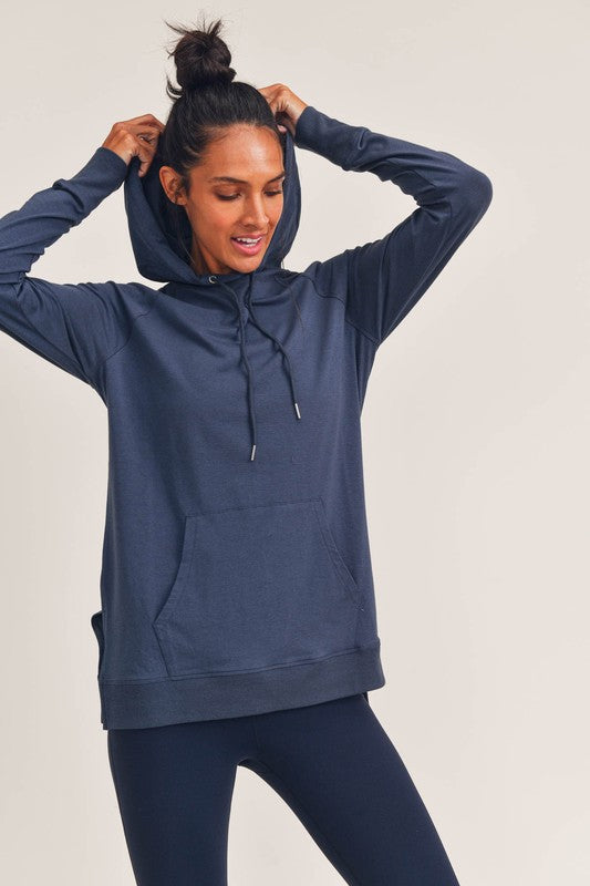 Crisp Morning Hoodie in Midnight - small & 3X