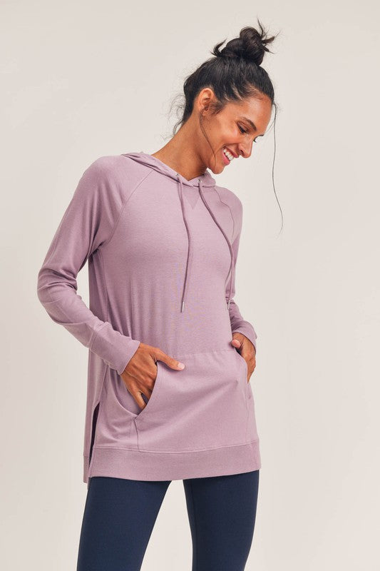 Crisp Morning Hoodie in Lilac Mauve - 2X & 3X