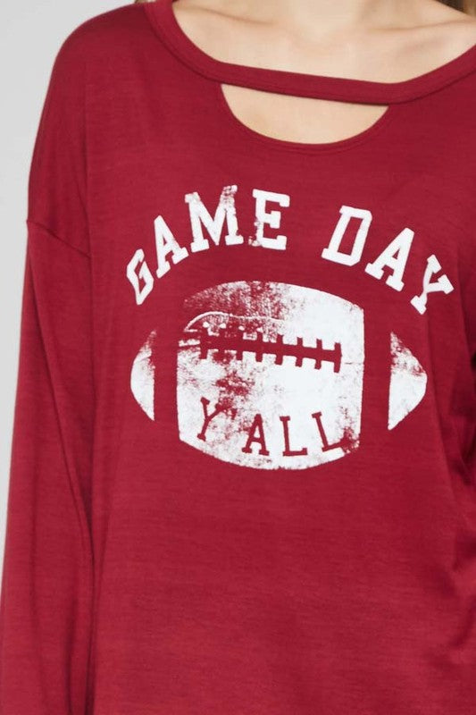 Game Day Tee in Red