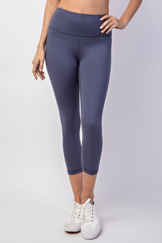The Best Leggings in Capri in Denim Blue