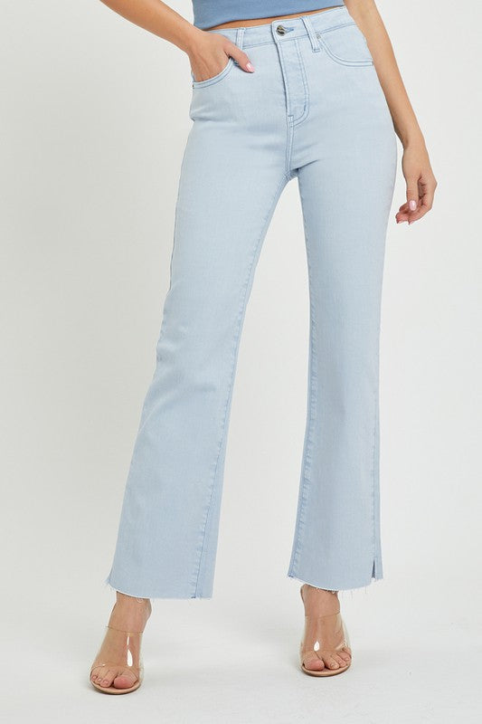 Ice Blue Straight Leg Jeans