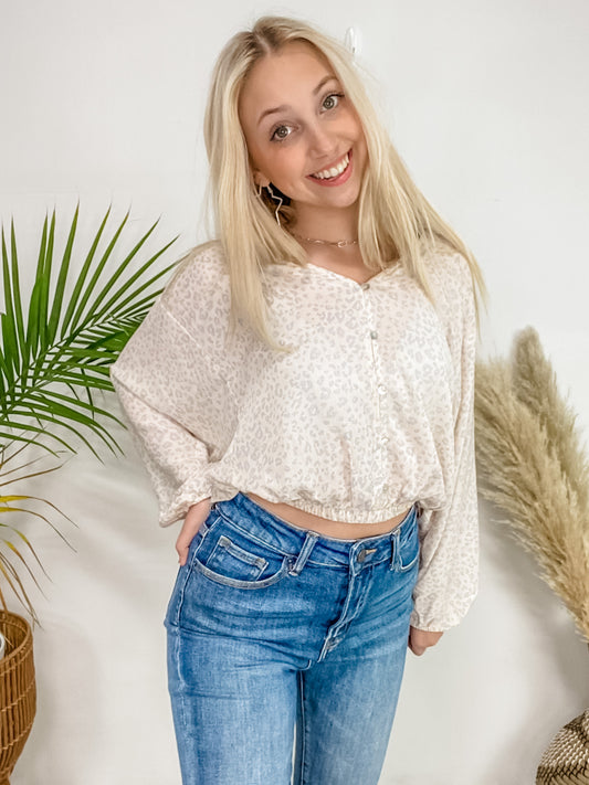 Summer Leopard Top - small
