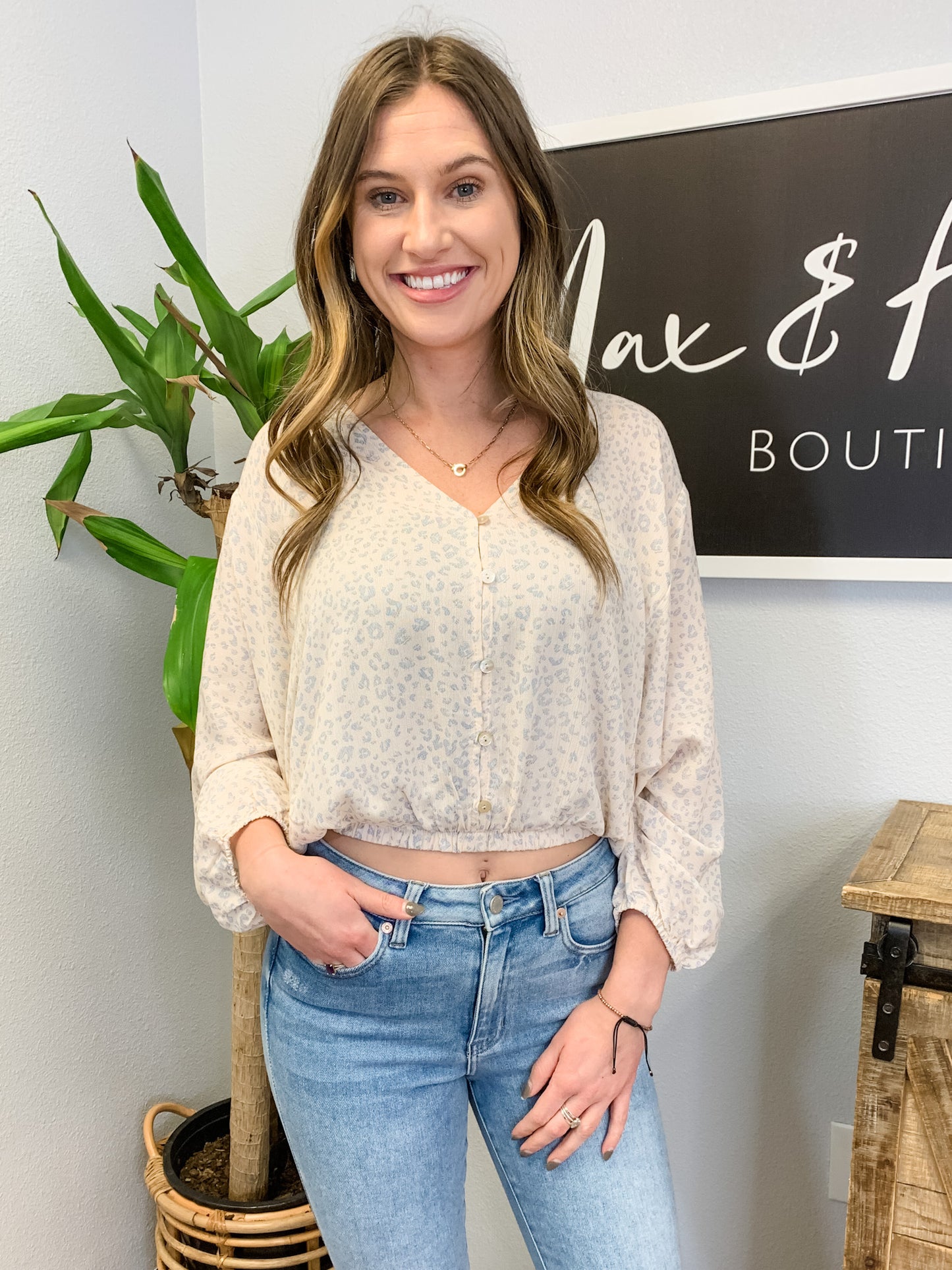 Summer Leopard Top - small