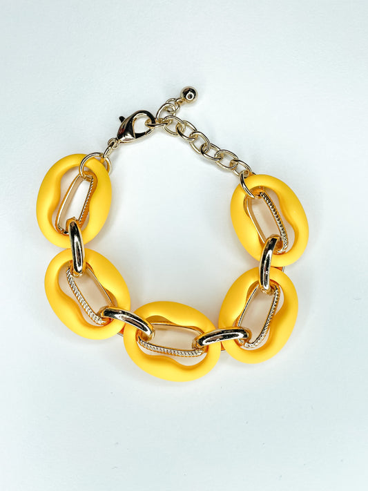 Your Something Tropical Bracelet in Yellow