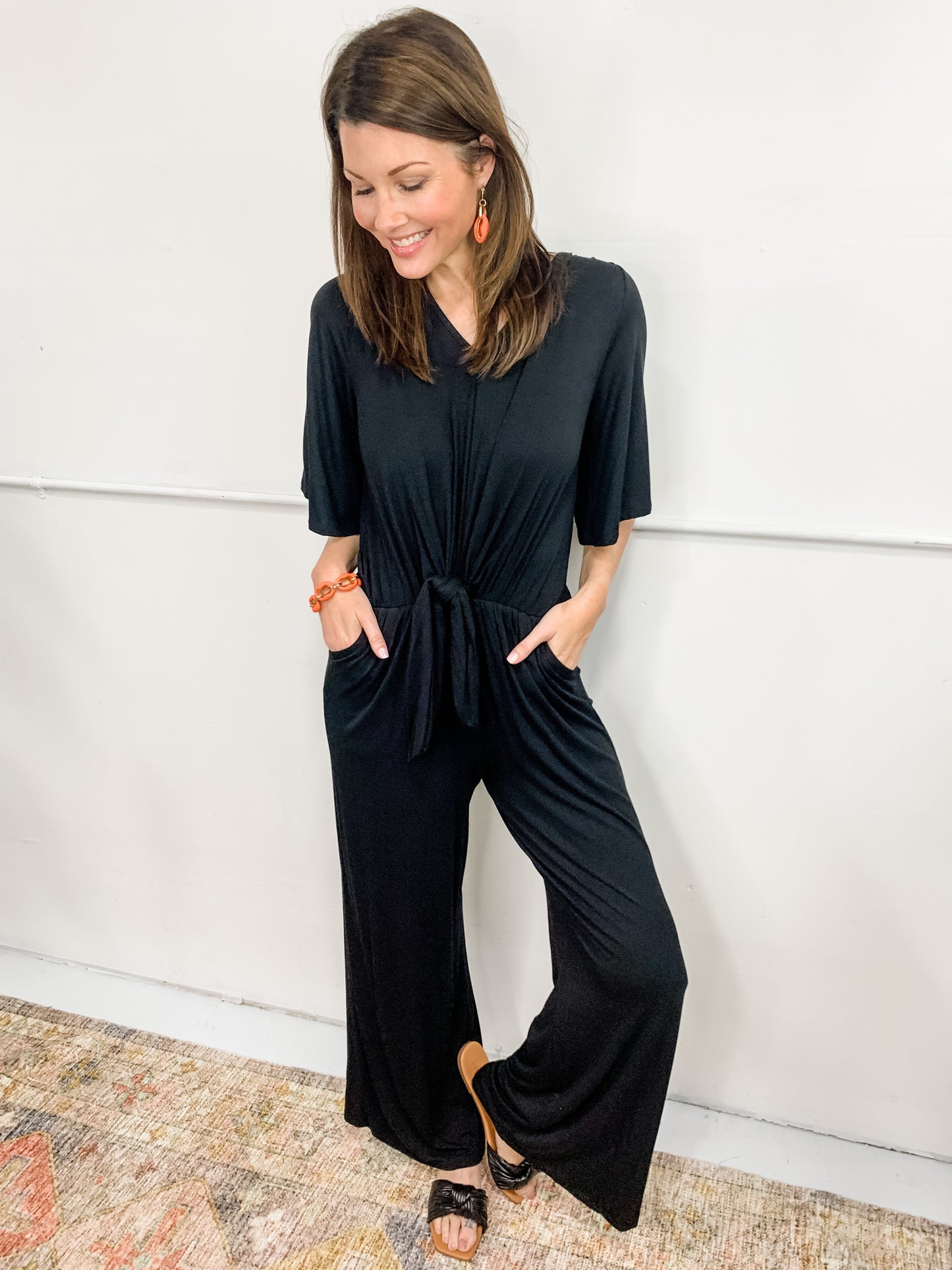 Good Times Jumpsuit in Black - XL