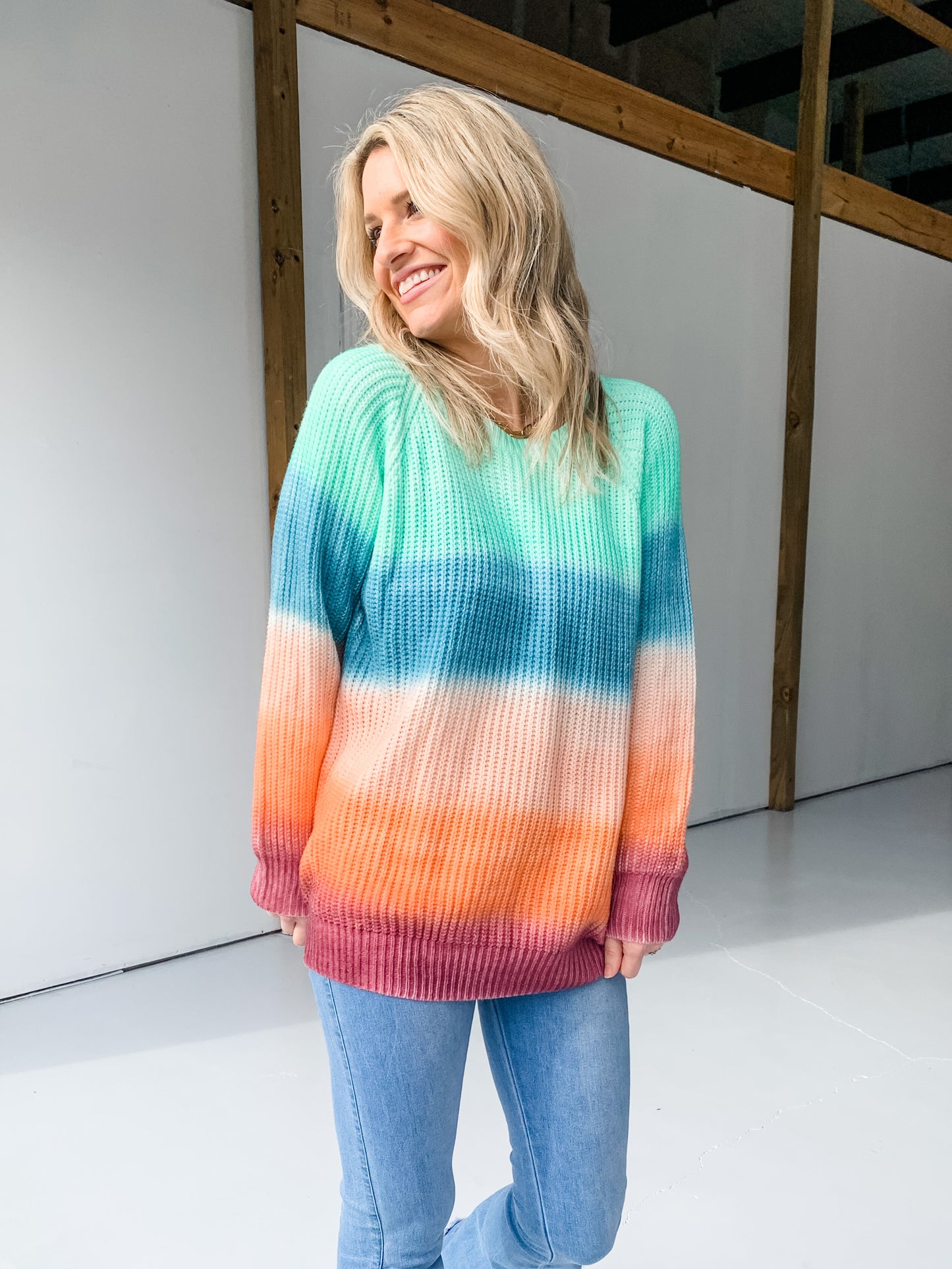 Eye-Catching Striped Sweater