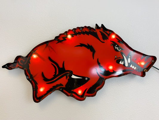 Razorback Illuminated Sign