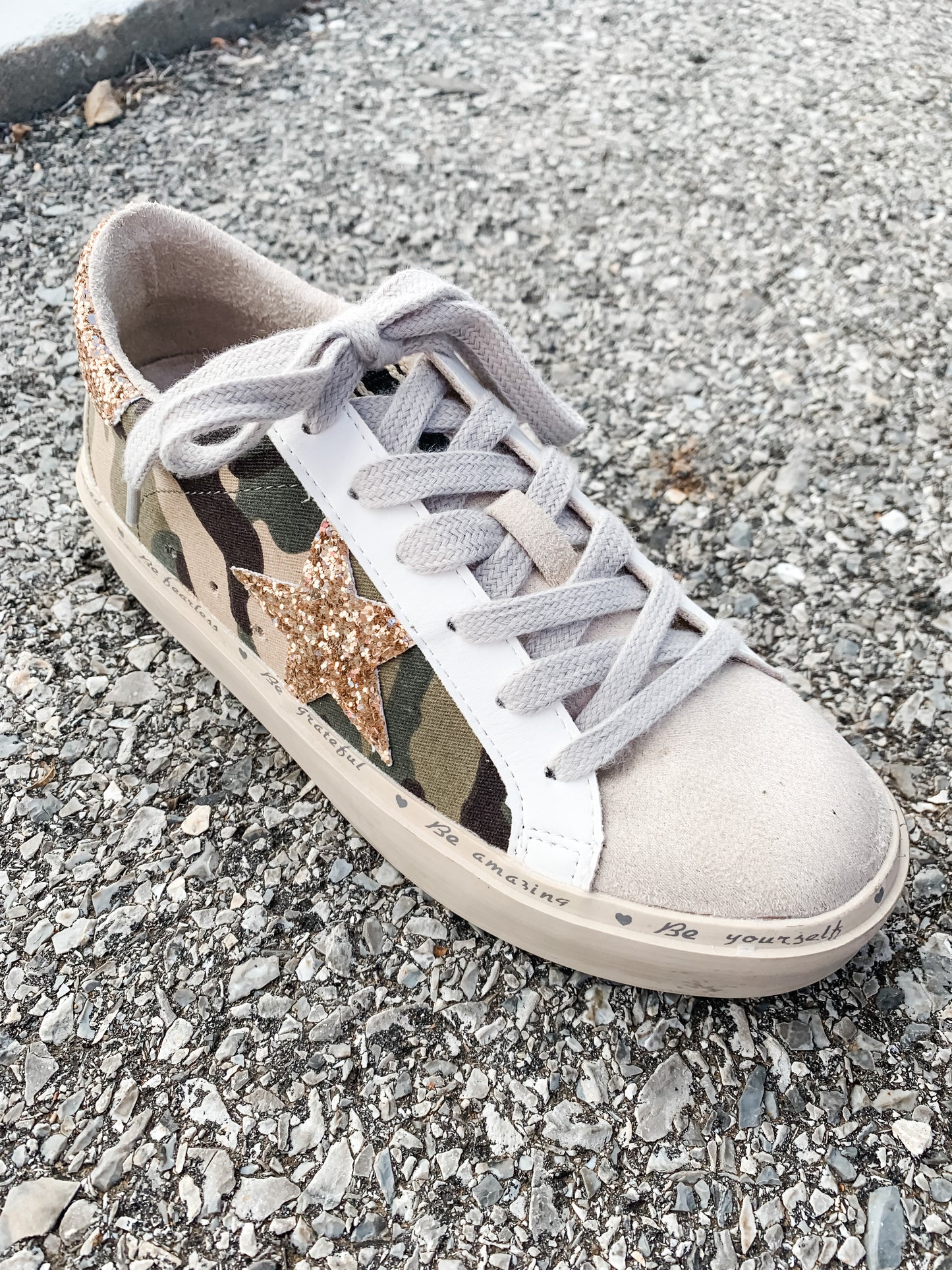 Reba Camo Star Sneaker