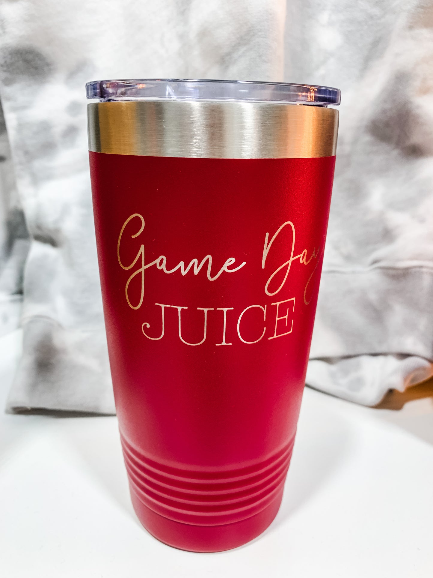 Game Day Juice Tumbler in Red
