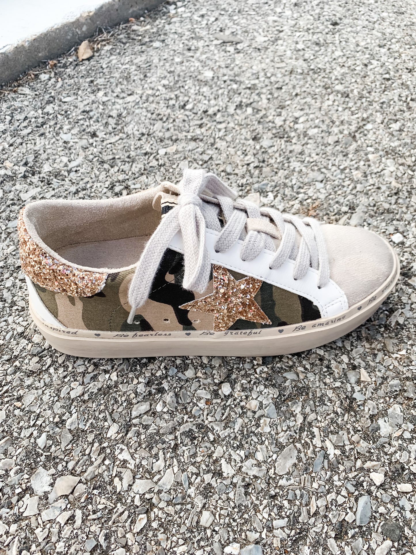 Reba Camo Star Sneaker
