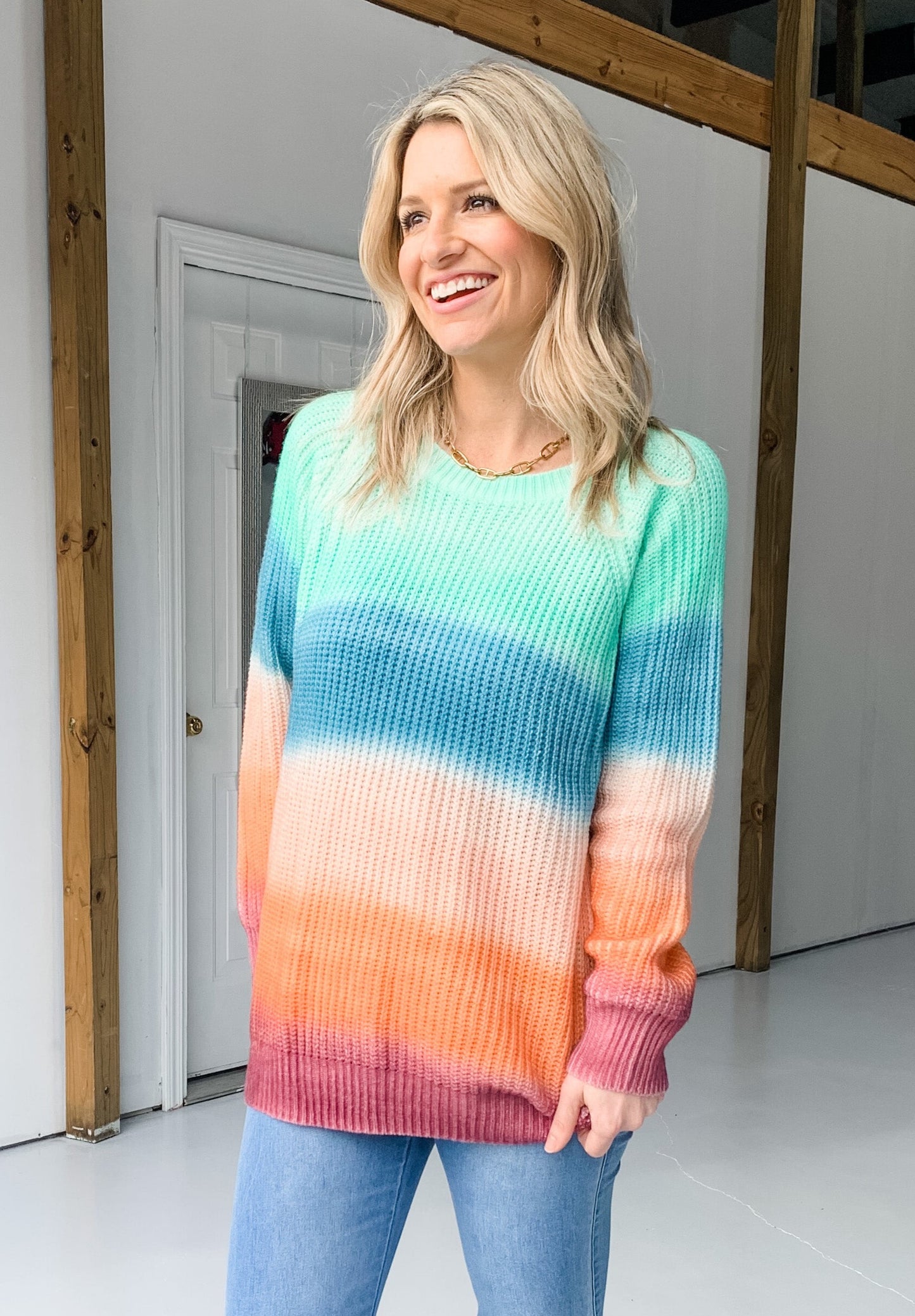 Eye-Catching Striped Sweater