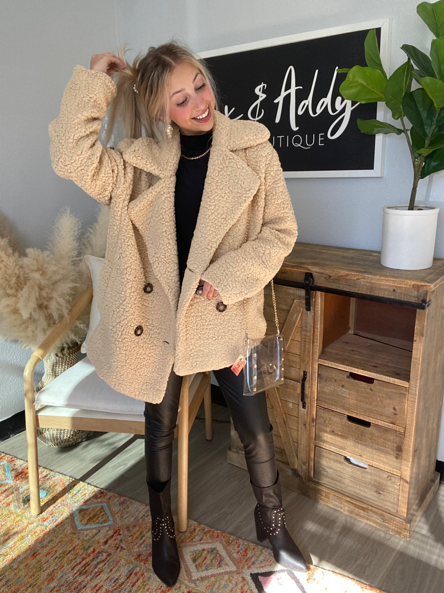Stay Cozy Teddy Coat - small