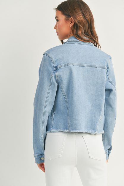 Keepin' It Cool Light Denim Jacket