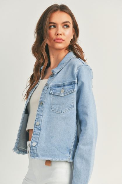 Keepin' It Cool Light Denim Jacket