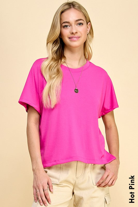 Simply Irresistible Top in Hot Pink