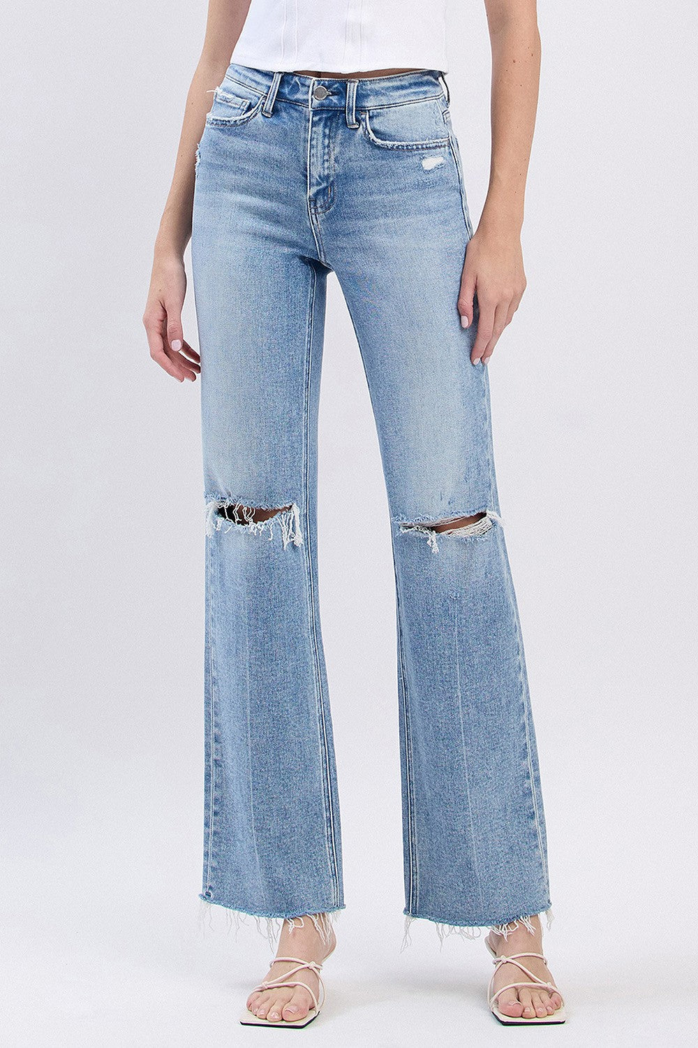 Glorietta Slim Wide Leg Jeans