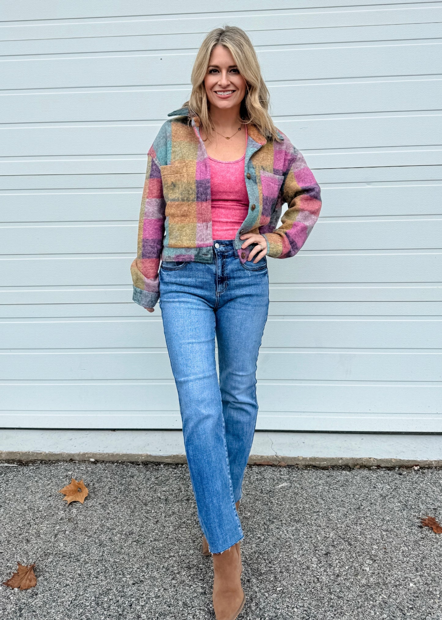 Most Fun Colorful Cropped Jacket