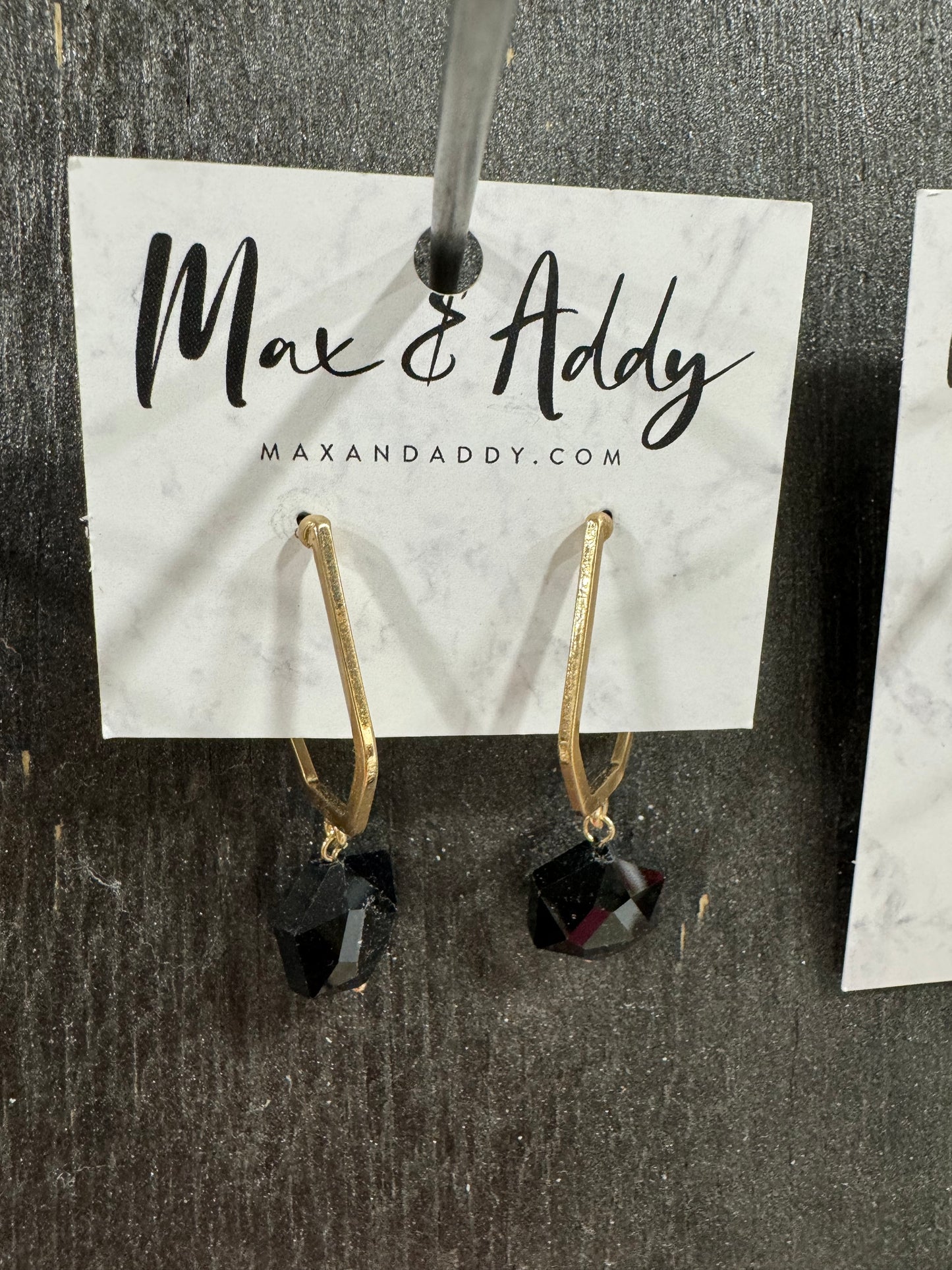 Black/Gold Earrings