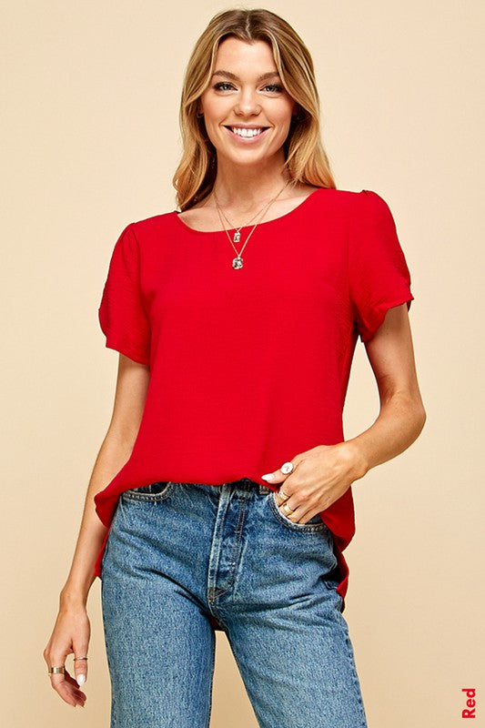 Sweet Sophistication Top in Red