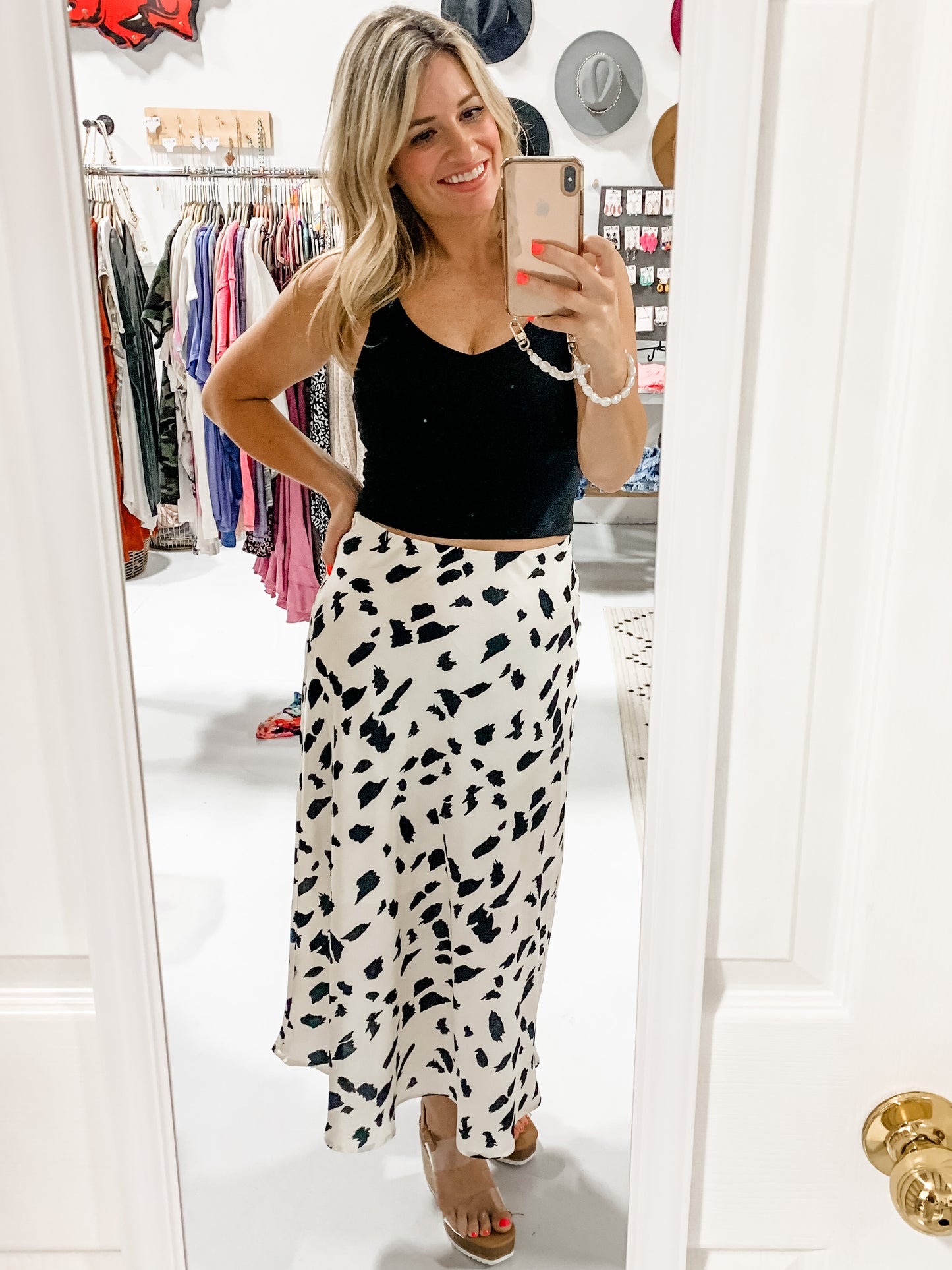 Spot On and Chic Skirt-LARGE