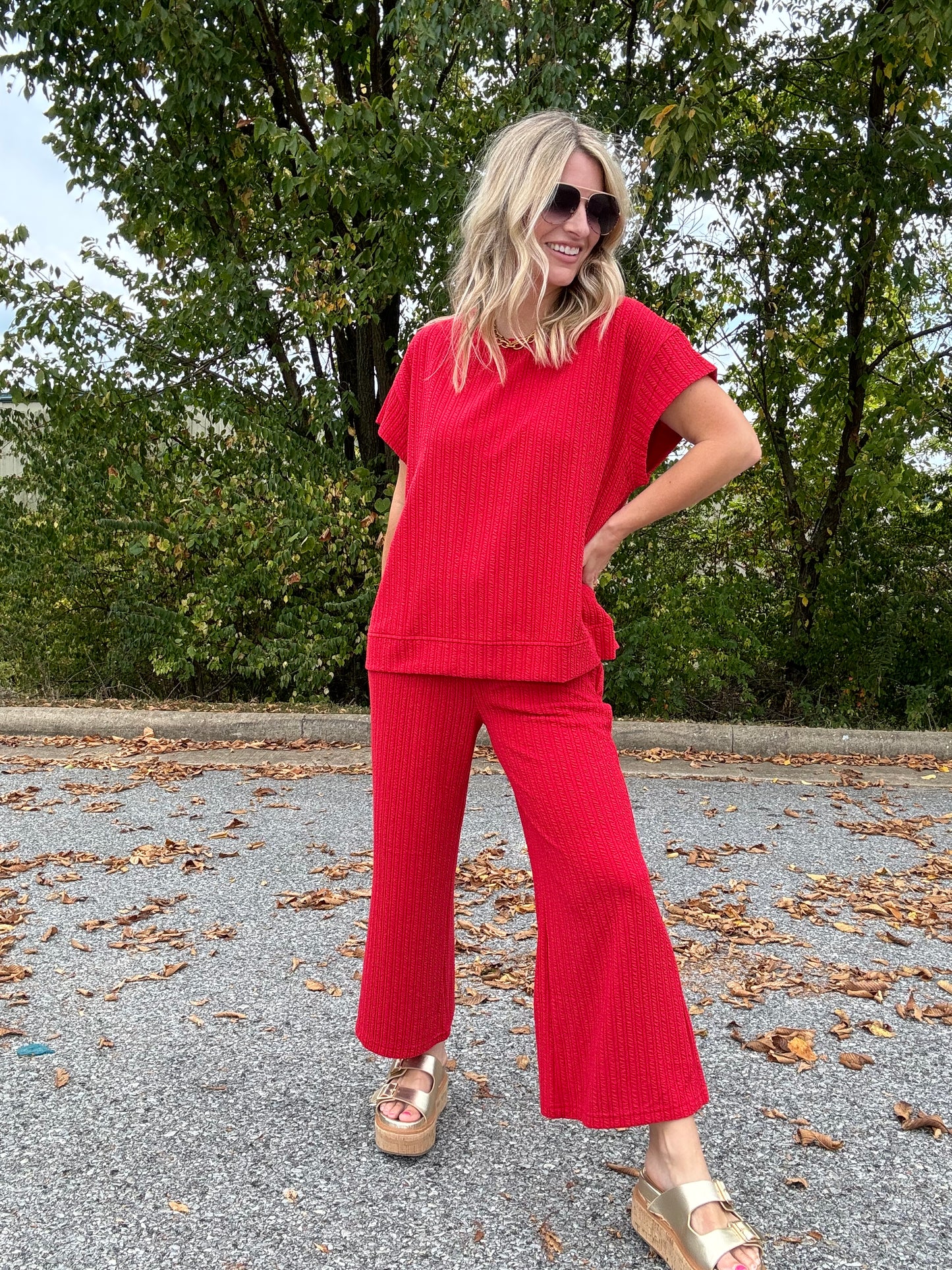 It Takes Two Pants in Red